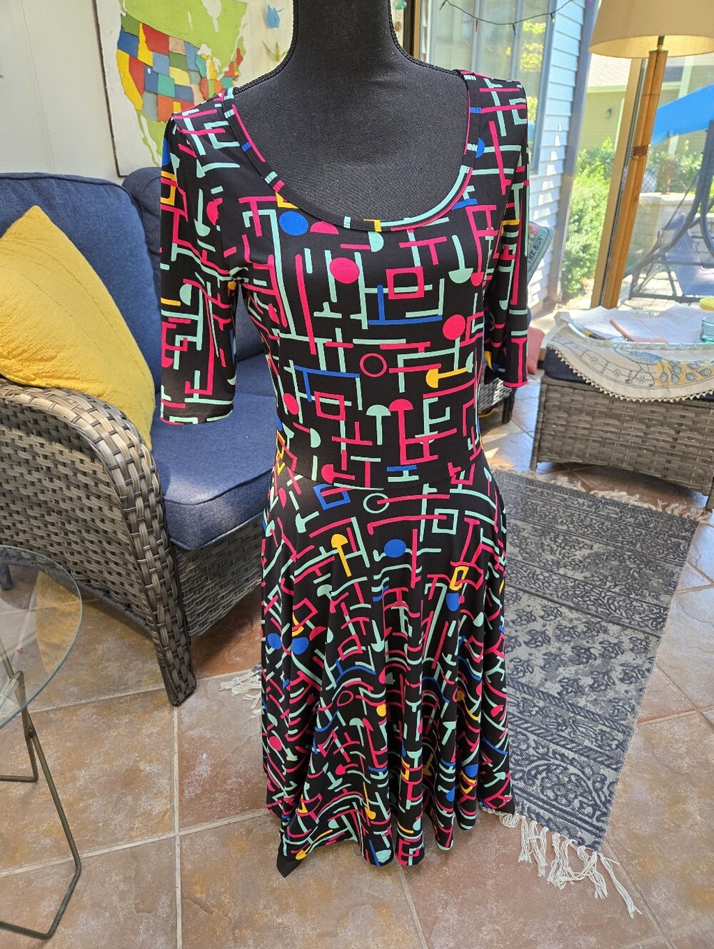 LuLaRoe Midi Dress - Size Large